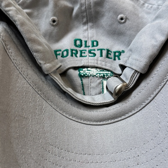 OLD FORESTER MINT JULIP EMBROIDERED ADJUSTABLE STRAP BACK HAT CAP 100% COTTON - Picture 4 of 9